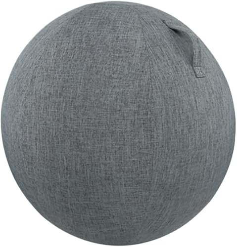 Yoga Ball Cover - Stoffbezug für Fitness-, Pilates- und Bürobälle - Passend für 55/65/75 cm Gymnastik- und Balance-Bälle - Ideal für bequemes Sitzen und Trainieren
