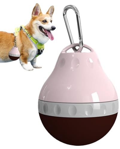 Distribuidor de agua de viaje para mascotas, distribuidor de botellas de agua, dispensador de viaje a prueba de perros, dispensador de viaje a prueba de fugas. Diseño integrado que incluye bebida