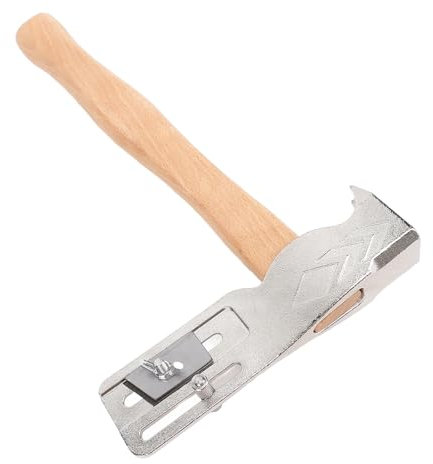 Magnet Roofing Hatchet Hammer Roofing Hatchet Carbon Steel Shingling Hammer Wooden Handle Lightweight Construction