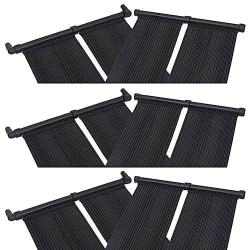 WKIEQACO Home & Garden,Furniture-Solar Pool Heater Panel 6 pcs 80x310 cm