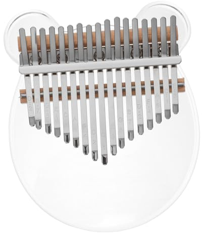 Supvox Fingerklavier Kalimba Für Anfänger Mit Gebogenem Design Praktischer Aufbewahrungstasche Und Angenehmer Klangqualität Robustes Material Für Langen Gebrauch