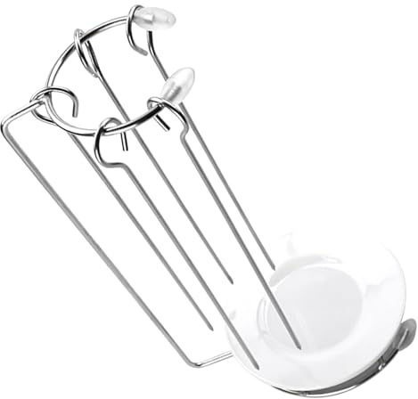 Toyvian 1 Juego Soporte de Inoxidable Brochetas de Barbacoa Rack de Comida Asados Reuniones y Picnics Desmontable y Portátil Accesorios de Barbacoa Reutilizables