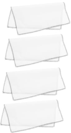 LRXIYODE 4 Pcs Cotton Shoe Cleaner Cloths, Gentle on Surfaces, Compact and Lightweight Design for Boots and Sneakers, for Travel and Home Use Shoe Cleaning and Polishing