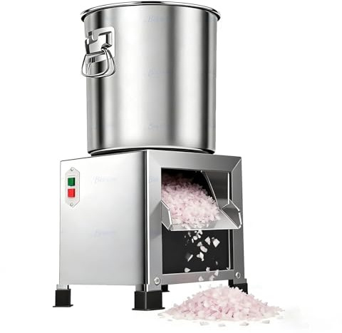 BEESOM Hachoir Viande électrique 1800 W,Coupe-Légumes Automatique Professionnel 3500 TR/Min,Grand Hachoir Fruits Légumes en Acier Inoxydable,Débit 50-120 Kg/H pour Alimentation Animaux élevage