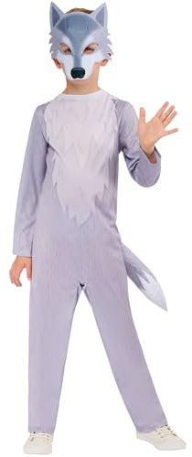 Rubies Official Storybook Wolf Child Costume, Kids Fancy Dress, Size 5-6 Years