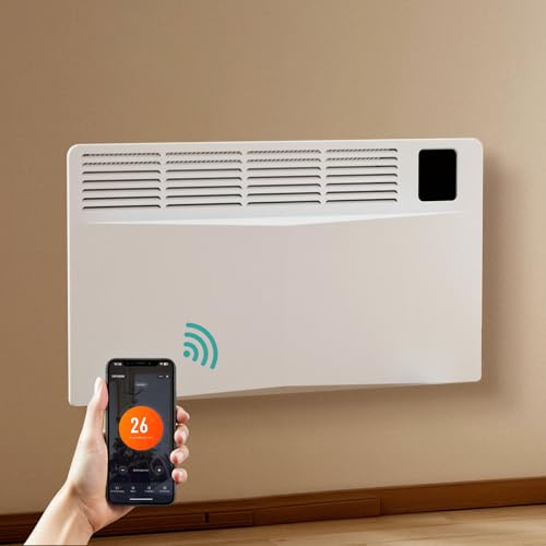 EMKE Smart Elektroheizung 2000W, Konvektor Heizung heizung elektrischmit WLAN & App-Steuerung, Elektro Heizkörper Energiesparend Standgerät oder Wandmont