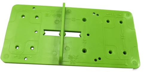 Door Jamb Hinge Jig - 35mm Precision Concealed Hinge Guide | Router Template Jig Kit Accurate Alignment Construction for Cabinet Drawer Shelf Frame Woodworking Installation