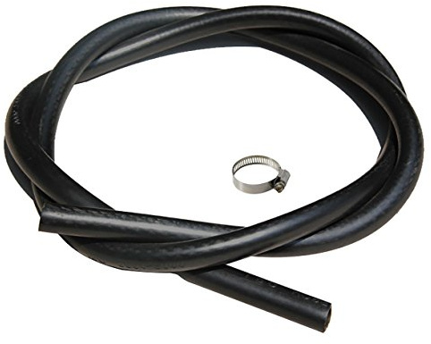 Plumb Pak PP855-71 Dishwasher Discharge Hose With (2) Clamps, 7/8 in x 6 ft, Rubber