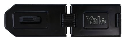 Yale Y155/160/BK Steel Hasp, nero, 160 mm