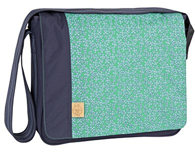 Lässig Casual Messenger Bag Wickeltasche/Babytasche inkl. Wickelzubehör blau