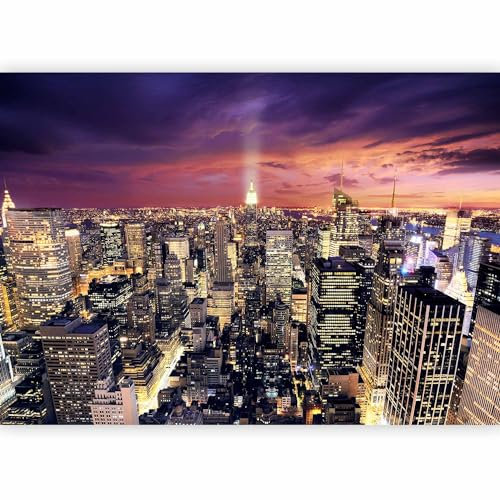 Fotomurales B&D XXL - Nueva York 350x256 cm XXL Papel pintado tejido no tejido Decoración de Pared decorativos Murales moderna Diseno Fotográfico City New York NYC d-B-0009-a-b