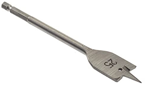 Amtech F1415 25mm x 152mm quick change flat wood bit