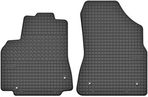 AGCPdirect Gummi Matten Fußmatten Passgenau Vorne Set für Citroen Berlingo 2 2008-2018 und Peugeot Partner 2008-2018
