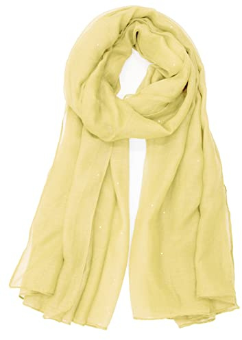 Van Der Rich ® - Pailletten Schal Weiches Halstuch - Damen