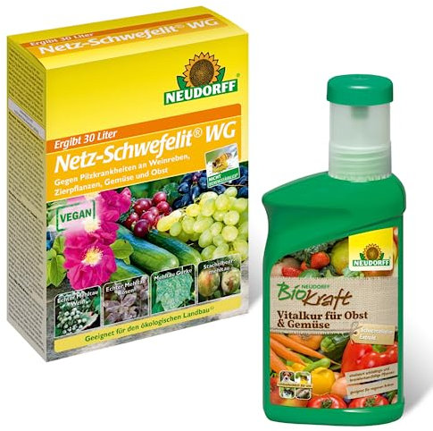 Neudorff Netz-Schwefelit WG + BioKraft Vitalkur für Obst & Gemüse