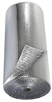 Aislante Térmico Reflexivo Aislamiento de lámina de burbujas para radiador, rollo de lámina aislante, barrera radiante reflectante de calor, 5 mm de espesor, ahorro de energía para paredes, áticos, b