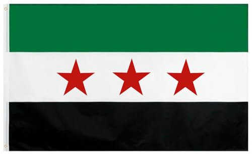 Syrien Flagge 90 * 150 cm, Polyester Arabische Syrische Flagge, Republik Syrian Flag