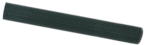 vidaXL Cercado de Alambre Soldado Verde con Recubrimiento de PVC de | Barrera de Hierro Durable para el jardín de 10,000 x 100 cm. Ideal para Uso agrícola y límites Decorativos. Fácil de Instalar. D