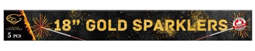 Pack of 30 Handheld Golden Sparklers