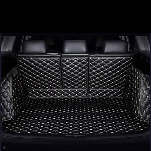 MEIYANFA Kofferraummatte aus Leder für Autos für BMW 1er F40 2020-2025, Wasserdicht Kofferraum Schutzmatte Kofferraumschutz Interieur Zubehör,D