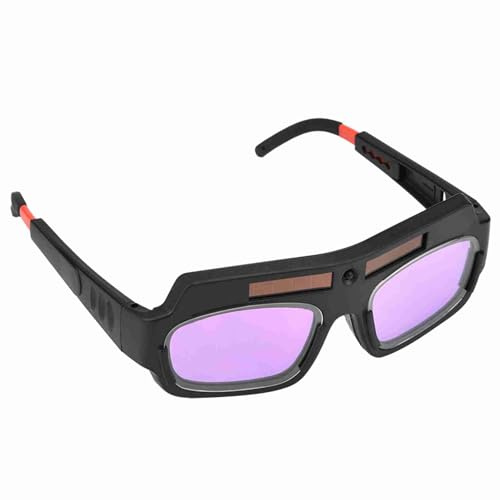 Gafas de Soldar Solar con Oscurecimiento Automático, Protección UV/IR, Gafas protectoras ajustables para soldadura TIG/MIG, antideslumbrantes y ligeras