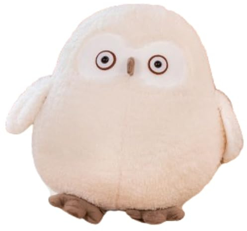 KUKUShining Eulen Plüschtier, Realistisches Süßes Kuscheltier Superweiches Plüschkissen for Ornamente Geschenke Festivals(20cm/7.8in)