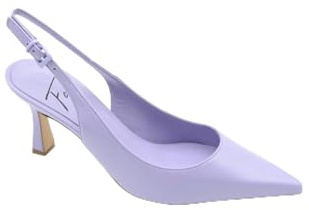 Scarpe Roberto Festa Slingback con Tacco a Spillo, Punta a V, Colore Lilla Glicine, Numero 36