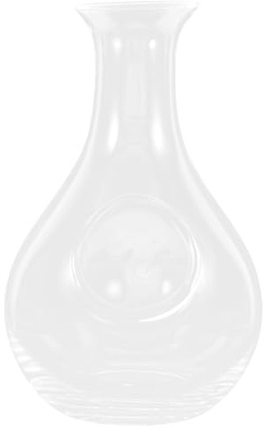 Yardwe Carafe Originale en Verre sans Plomb de Style Japonerie 385Ml, Design Simple et Créatif, Facile à Nettoyer, Maison et L'Hôtel