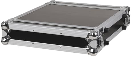 19 Rack - Flightcase 2 HE, Double Door