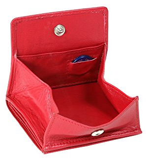 LEAS Wiener Schachtel mit großem Kleingeldfach, Cherry/rot Special Edition