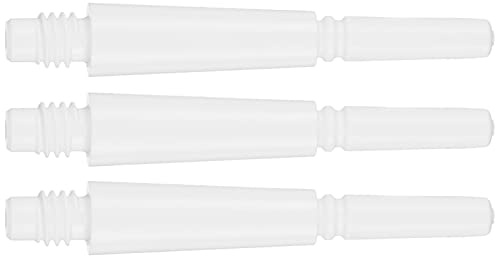 NineDartOut.us White Fit Shaft Gear - Normal Locked (#2 Short (18mm))