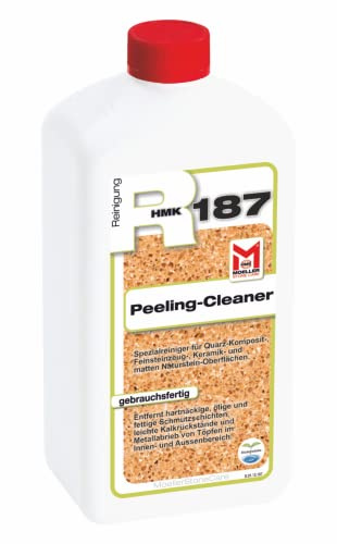 Moeller Stone Care - HMK R187 Peeling-Cleaner - 1 Liter - Spezialreiniger für Quarz-Komposit-, Feinsteinzeug-, Keramik- und matten Naturstein-Oberflächen.