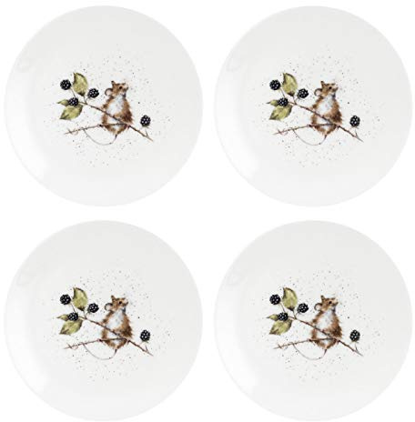 Portmeirion Home & Gifts WNPO5658-XB Dinner Plate-Set of 4, Ceramic