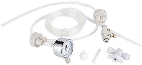 KUIDAMOS DIY Aquarium Planted Tank CO2 Generator Aquarium Anlage System Kit mit Nadel Ventil Manometer co2 akvarium sodastream kit CO2 Röhrenventil Guage Akcesoria do napowietrzaczy
