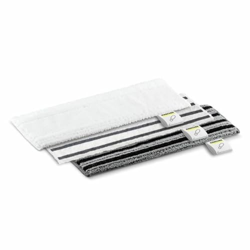 Kärcher Original Dampfreiniger Bodentuchset EasyFix kompatibel mit Dampfreiniger Kärcher SC - Für Böden, geeignet für jede Art von Oberfläche, maschinenwaschbar, bunt, 3 Stück
