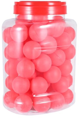 WHAMVOX 60stücke Rote Nahtlose Tischtennisbälle Langlebig Und Langlebig Für Drinnen Und Draußen Für Anfänger Und Freizeitspieler