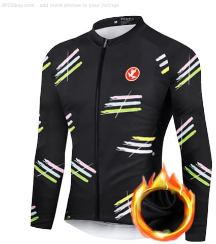 UGLY FROG 2025 24Zr03 Herren Winter Thermisches Fahrradjacke Radtrikot Fahrradtrikot Langarm, Fahrradbekleidung T Shirt für Männer Radsport Bekleidung
