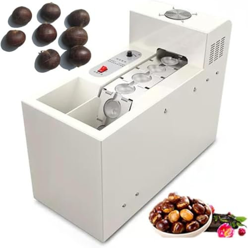 Macchina commerciale per sgusciare le castagne, macchina per schiacciare le castagne, apriscatole automatico per castagne, nessun danno alle castagne, per castagne di diverse dimensioni(Singlechain)