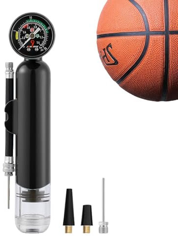 Kleine Ballhandpumpe - Ballpumpe Luftpumpe, Taschen-Inflatorpumpe Für Ballsportarten | Sport Ballpumpe, Gymnastikball-Zubehör Aufblasgeräte Für Fußball, Basketball, Fußball, Volleyball, Wasserball