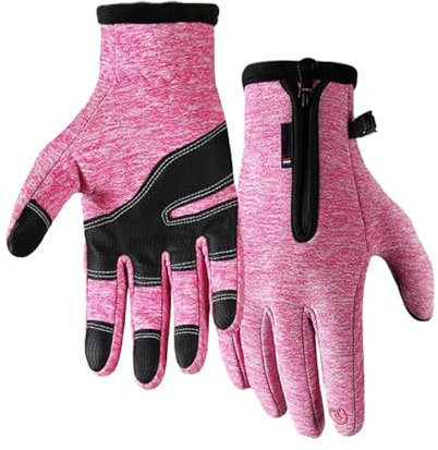 Touchscreen Kaltwetterhandschuhe Winddichte Laufhandschuhe Rutschfeste Handschuhe zum , Radfahren, Wandern, Walken, Sport