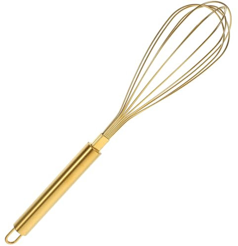 Warmhm Frusta Per Uova in Acciaio Inossidabile Manuale Sbattitore Per Panna e Impasto Frusta Per Cucina Portatile Resistente All Usura e Facile Da Usare