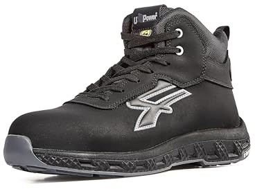 U-POWER | Scarpe Antinfortunistiche, Modello Phoenix ESD S3S CI HI HRO FO SR, Sandalo alto, Puntale Fibra, Sottopiede Antiforo