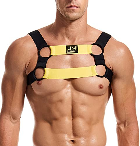 JOCKMAIL Herren Brust Harness Harness Herren Fitness Geschirr Sport Schultergurt männer Elastische Schulter Muskel Bänder