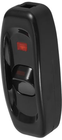 DIYEAH Interruttore Pulsante con LED per Lampade da Tavolo e Apparecchi Elettrici Off con Luce per Illuminazione Domestici e Uffici