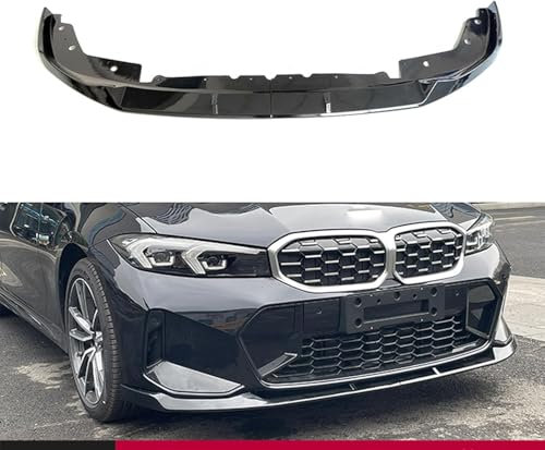 YYlong Spoiler Lippe Spoilerlippe Frontspoiler Stoßstange für BMW 3 Series G20 G28 Lci MP Style 2023+ Frontstoßstange Splitter Spoiler Diffusor Protector