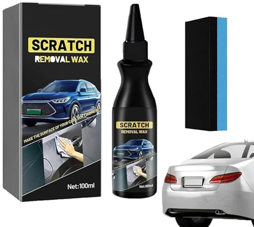 Schneller Kratzerentferner für Autos,100ml Autokratzer Reparaturpaste,Auto Kratzer Entferner,Autolack Kratzer Entfernen für Auto Reparatur Polieren Paste,Entfernt Autokratzer Effektiv und Schnell