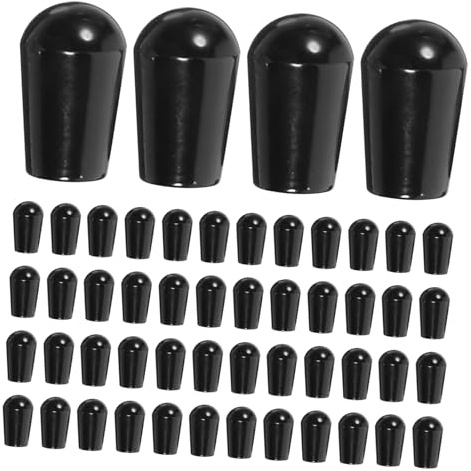 TOYZFRIENDY 100 Tapones De Rosca con Gancho Tapones Metálicos Tapas Protectoras para Roscas Tapones Redondos De Plástico Protectores De Extremos para Cables Tapones De PVC Negros