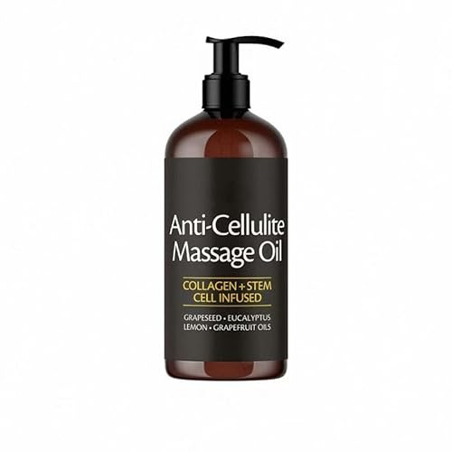 Elovelle Anti-Cellulite Massageöl, Mortaine Straffendes Körpermassageöl mit Kollagen und Stammzellen, strafft und spendet Feuchtigkeit, für Beine, Hüften, Arme und Bauch,150ML