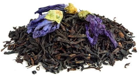 Tè Nero alla Violetta 100g Bio - Miscela Aromatica e Rilassante, Infuso Floreale Delicato, Qualità Premium per un Momento di Piacere.