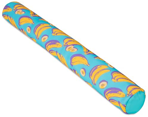 Big Joe Noodle Pool Float, Banana Pop, Doubled-Sided Mesh, Quick Draining Fabric, No Inflation Needed